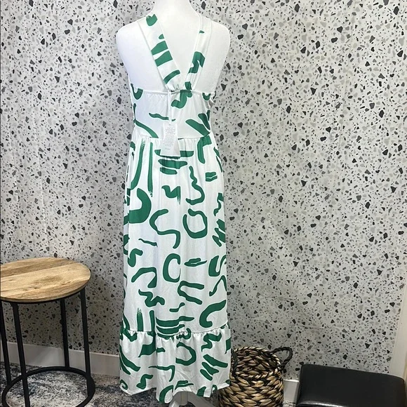 Grace Karin Women’s Criss Cross Halterneck Sleeveless Summer Floral Dress/Medium - Picture 9 of 11